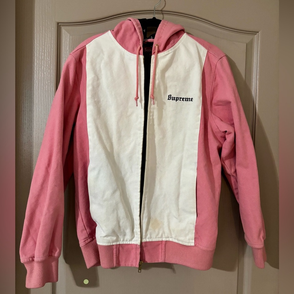 SUPREME 2-TONE HOODED WORK JACKET 💕